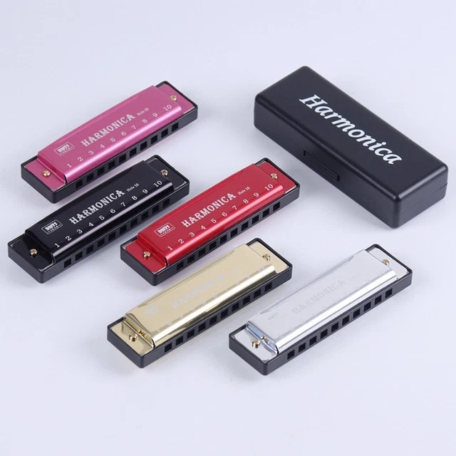 Jouer Cadeau Éducatif précoce Harmonica Harmonica de résine Noyau de cuivre