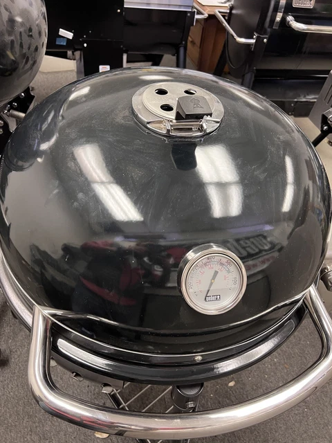 Weber Grills Summit Kamado Charcoal Grill Black For PARTS/NOT WORKING Pickup