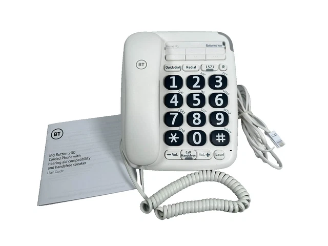ClearSounds CSC600 UltraClear Amplified Corded Phone With Medical Emergency Buttons - Single-Line Operation AC Powered