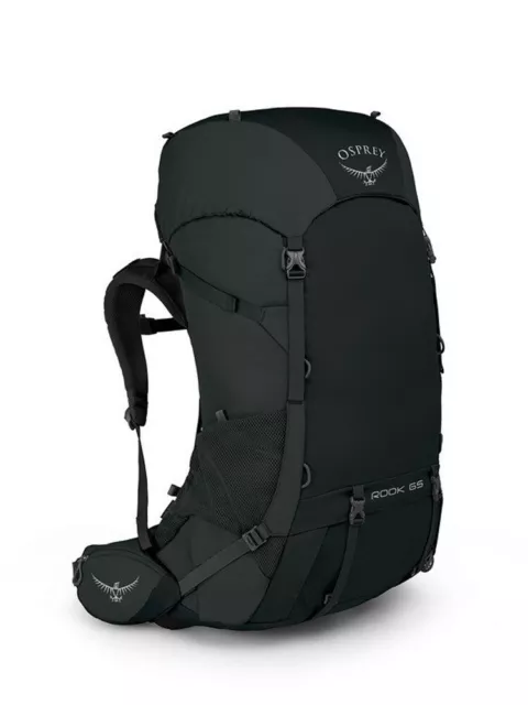 Osprey Rook 65L Mens Hiking Backpack - Black