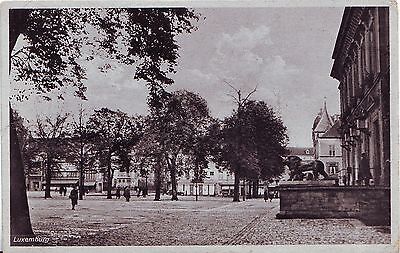 Luxembourg Ville - Main Square circa 1920 unused postcard