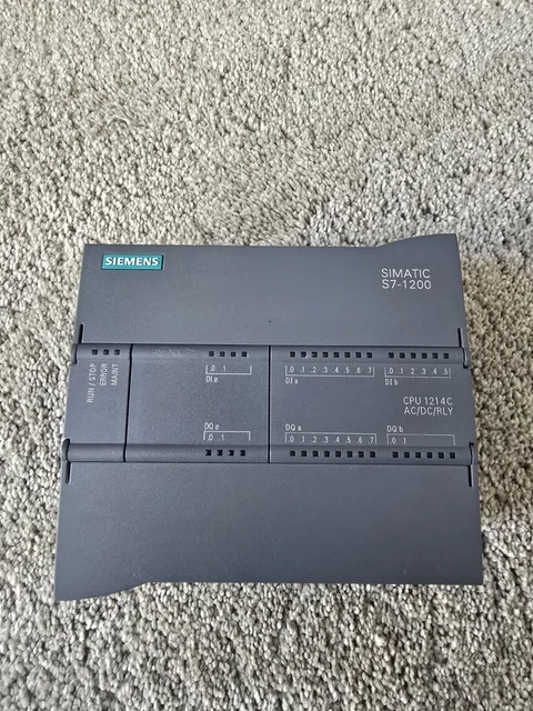 SIEMENS SIMATIC PLC S7-1200 CPU 1214C AC/DC/RLY 6ES7 214-1BG31-0XB0 £ ...