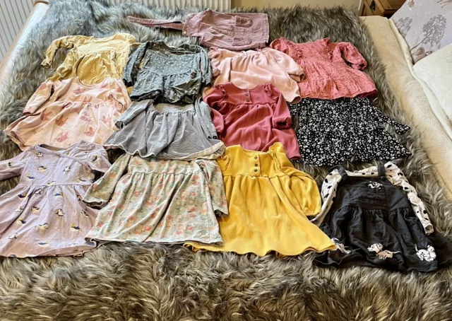 Large girls dress Winter bundle 2-3 years Inc M&S George Disney  Next Matalan