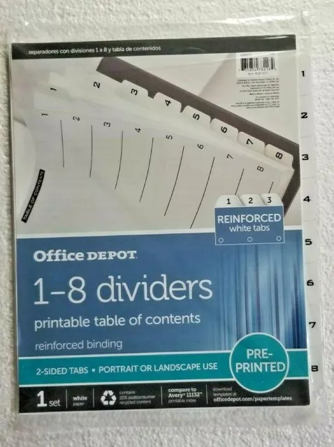 office-depot-1-8-dividers-printable-table-of-contents-2-sided-tabs