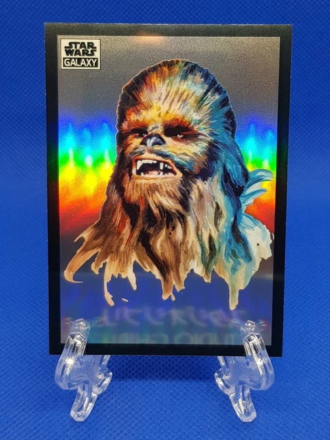 2022 Topps Chrome Star Wars Galaxy 5 Chewbacca Refractor