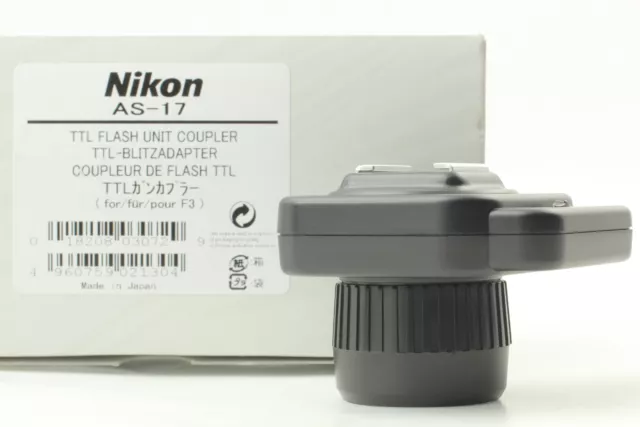 [Unused in Box] Nikon AS-17 TTL Flash Shoe Unit Gun Coupler for F3 HP from Japan