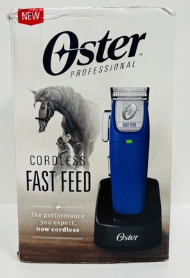 Oster Professional #78023-210 Cordless Fast Feed Clipper BLUE OPEN BOX