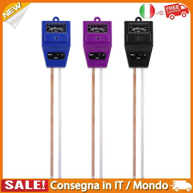 IT 3-in-1 Soil PH Meter Flower Pot Hygrometer Soil Tester Plant Moisture Meter