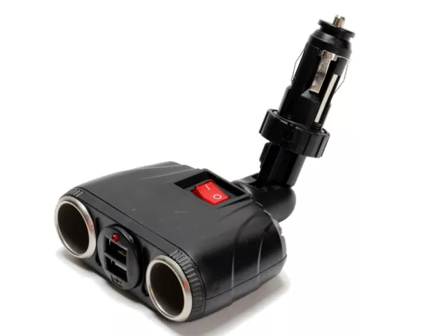 12V 24V 8A 2-Fach Steckdose Zigarettenanzünder Auto LKW USB Buchse  Verteiler EUR 18,99 - PicClick DE
