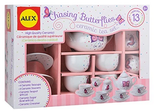 Toys Chasing Butterflies Ceramic Tea Set -
