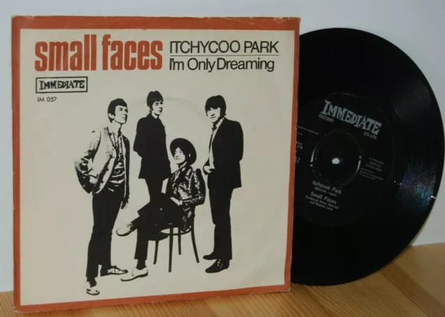 Vinilo danés SMALL FACES Itchycoo Park RARO PS 7