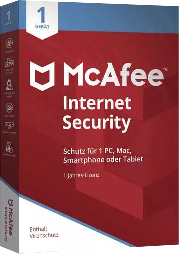 McAfee Internet Security 2024 | 1-10 Geräte | 1-3 Jahre | Download | Vollversion