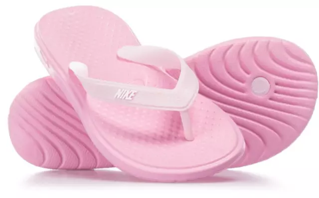 NIKE SOLAY CHILDREN S Flip Flop Thong Pink. Size UK2.5 EUR35 US3Y. 882827 601 16.50 PicClick UK