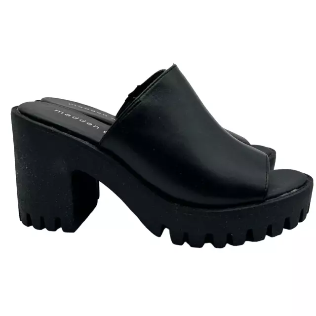Madden Girl Size 6.5 Platform Block Heel Open Toe Sandals