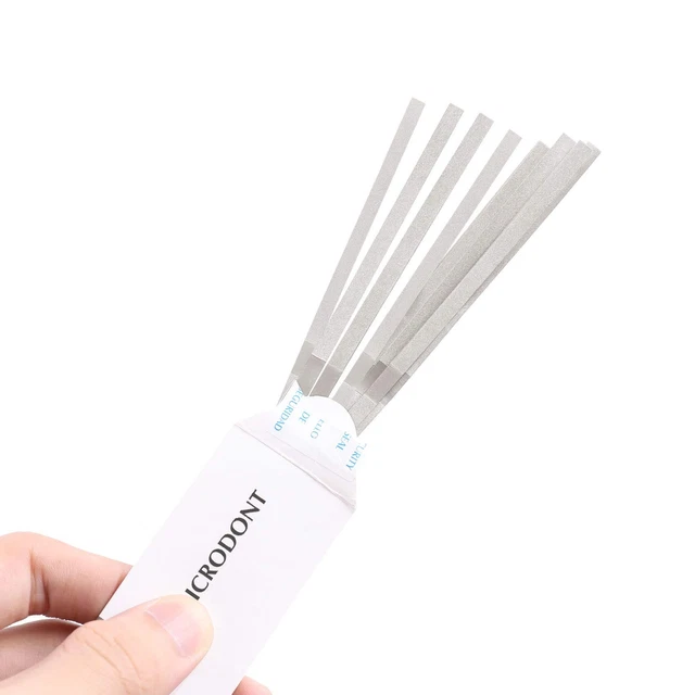 Dental Metal Polishing Strips,Stainless Finishing Strips Teeth Abraive 4mm