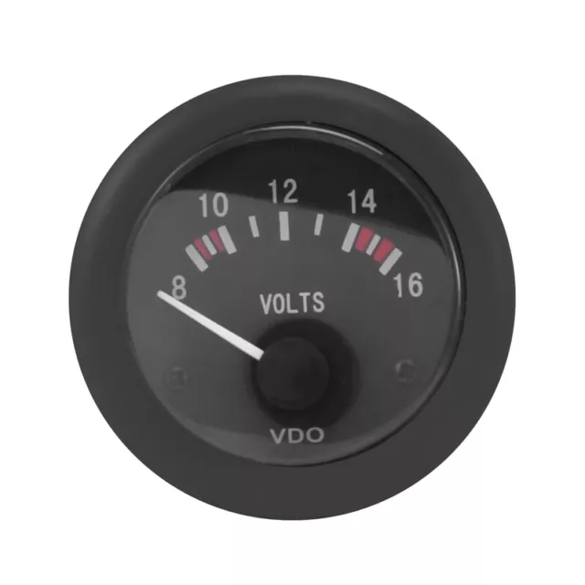 VDO Voltage Gauge 12V VDO Batterie Voltmeter Unit Voltmeter Instrument Zubenn