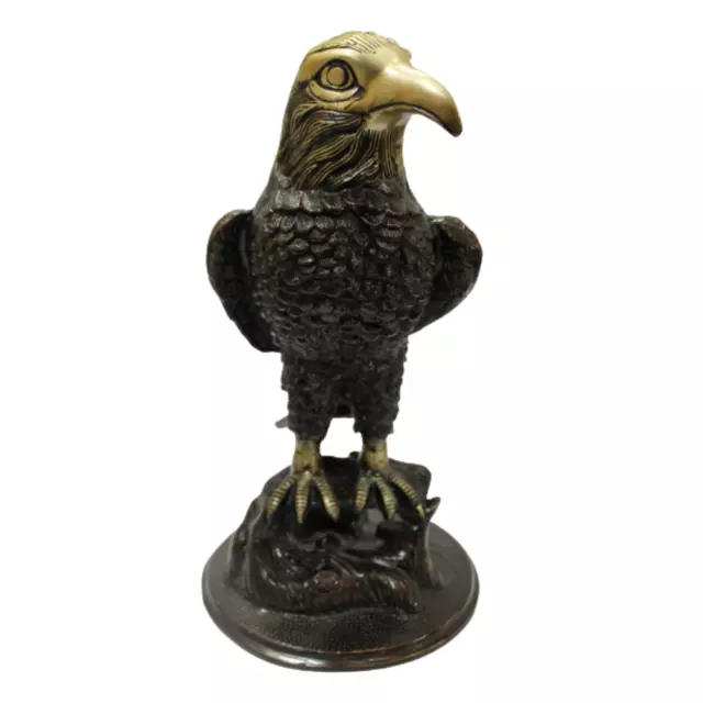 Eagle Perching on Tree Branch Figurine Statue, Bald Eagle Sculpture, Animal Gift 3