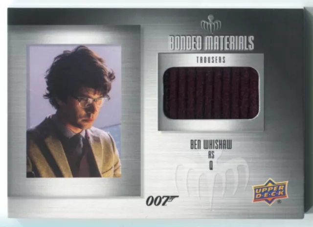 2020 James Bond - BEN WHISHAW als 'Q' gebundene Materialien HOSE SWATCH #BM-12