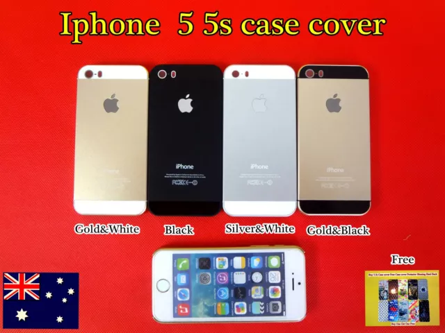 iPhone 5, 5S Cover Protector Matte Hard Back (Free Any Vinyl Sticker) (D01)