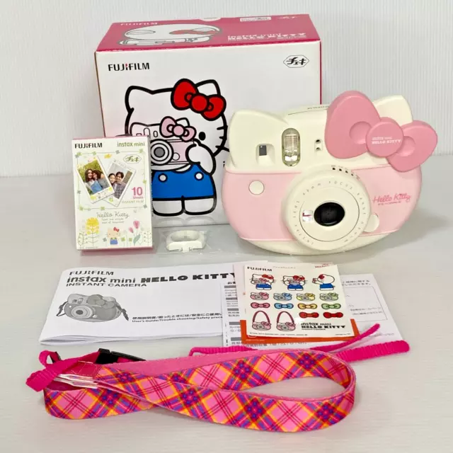 Fujifilm Instax Mini Sanrio Hello Kitty Instant Film Camera Pink Near Mint