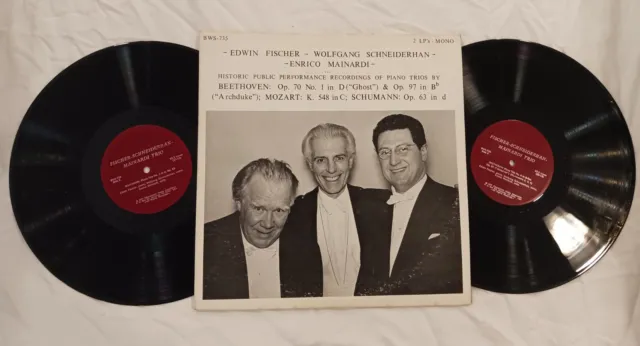 Rare Mainardi / Fischer / Beethoven / Piano Violin Cello Trio / Us 1977 2Xlp Ex