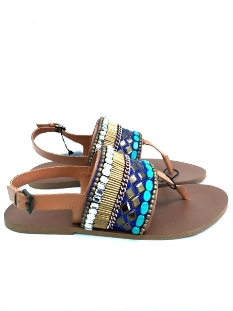 Sandale Homme Claquette Zara Perle Sandales Plates Pour Femme ZARA