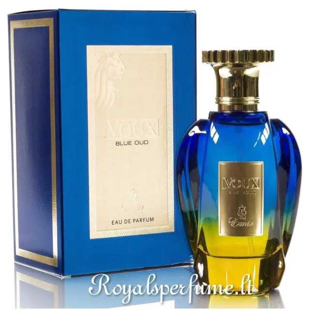 Voux Blue Oud By Emir Eau De Parfum Arabic Perfumed Water Unisex 100ml Spray