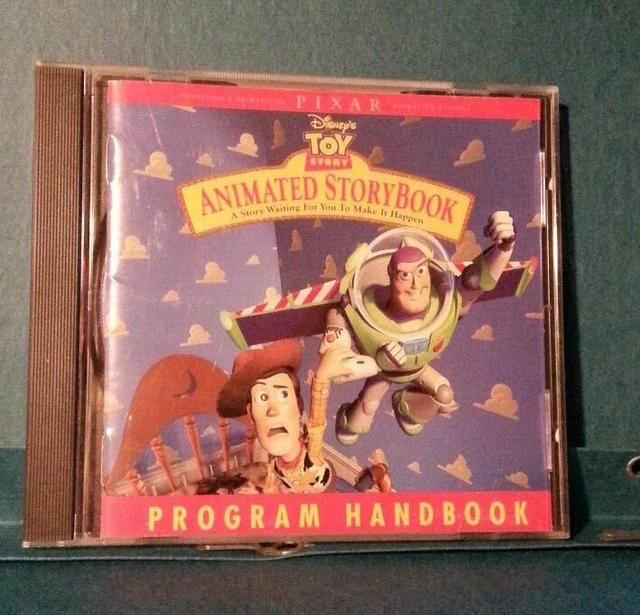 DISNEY'S TOY STORY Animated StoryBook (Windows/Mac, 1996) PIXAR CD-ROM ...
