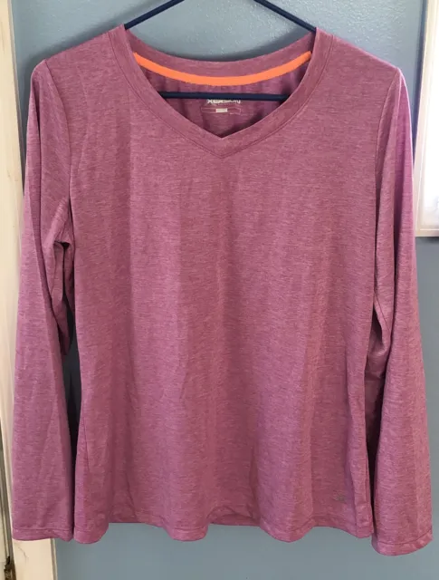 Xersion - Women’s Purple Long Sleeve Activewear Pullover Top Shirt - Size Large