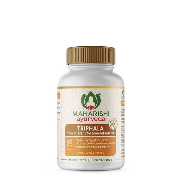 Comprimés Triphala Bio Maharishi Ayurveda - 60 Comprimés Digestion & Poids