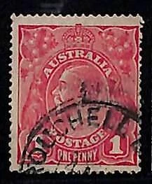 ZA0028b3 - AUSTRALIA  - STAMP - SG # 17c  -  USED