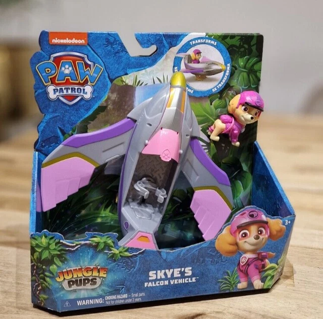 PAW PATROL JUNGLE Pups Transforms Skye Falcon Vehicle £25.99 PicClick