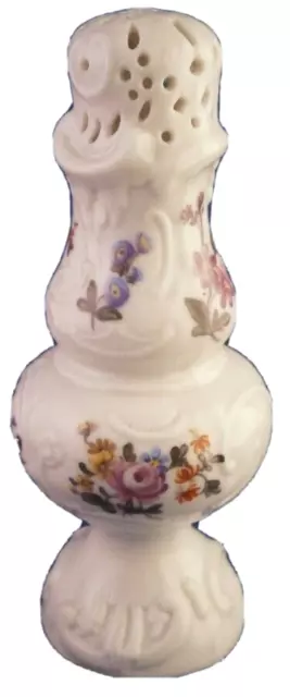 Antigüedad 18thC Ludwigsburg Porcelana Sugar Caster Porzellan Zuckerstreuer de