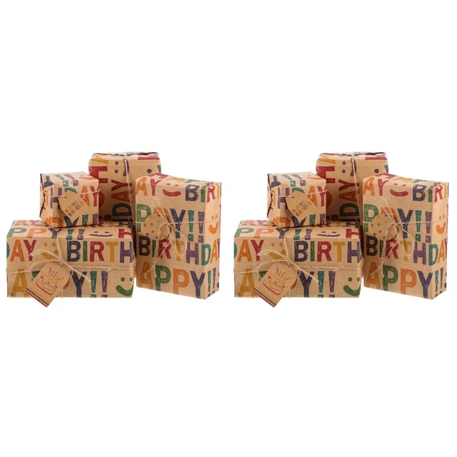 Carta Da Regalo Minecraft Compleanno &ndash; 2 Confezioni Con 4 Fogli E 4 Etichette &ndash; Nuova
