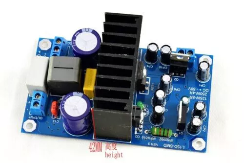 L15DSMD Mono Finished High Power 250W Class D Digital Amplifier Board IRS2092S