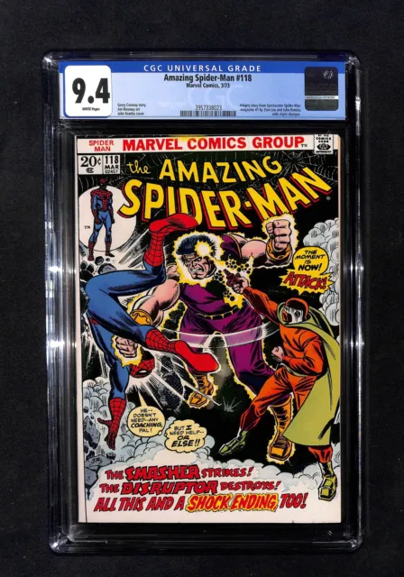 Amazing Spider-Man #118 CGC 9.4 Classic Marvel Comic Book Major Characters