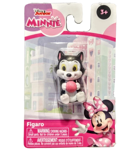 #1 Disney Junior Minnie Mouse Pet Black Cat Figaro figure figurine cake topper