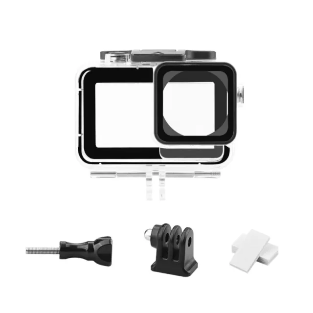 40m/131ft Waterproof Case for Action 3 4 Camera Clear Acrylic Underwater Housing