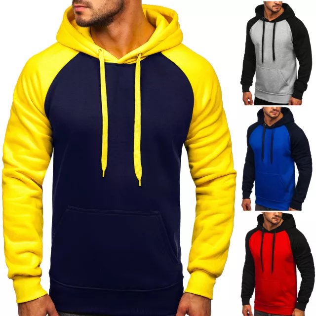 Sweatshirt Kapuzenpullover Pullover Hoodie Men Classic Sport Herren BOLF Kapuze