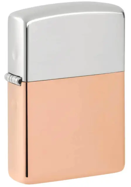 Zippo Lighter Limited Edition BIMETAL Sterling Silver   Copper Bimetal Sterlin