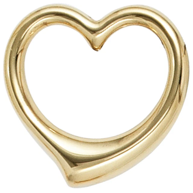 JOBO  "36059" Kinder Anhänger Herz Schwingherz 333 Gold Gelbgold Herzanhänger Ki