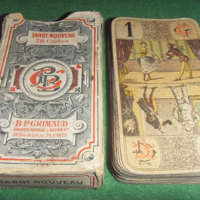 Jeu de Cartes Vintage « Tarot 78 Cartes » Grimaud