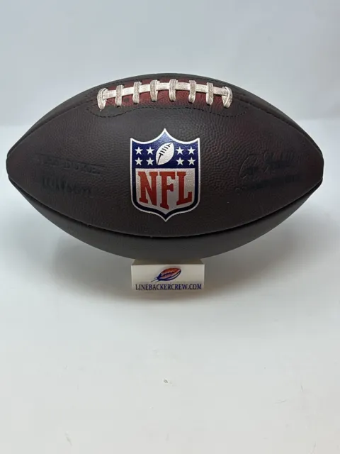 Game Prepped Wilson The Duke Official Leather NFL Game Football