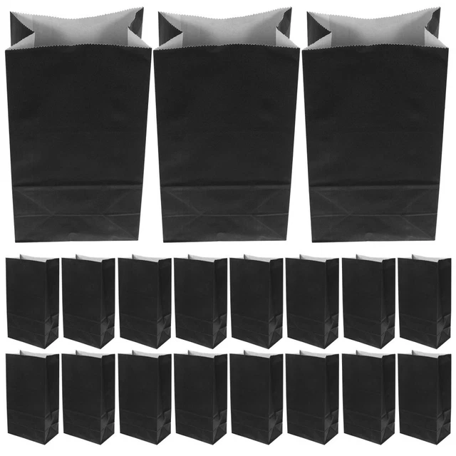 20 pz piccoli sacchetti di carta sacchetti regalo portatili per bicchieri da pane caramelle festa