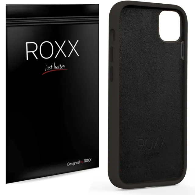 ROXX Apple iPhone 12 &12 Pro Hard Case Silikon Hülle Wie das Original nur besser