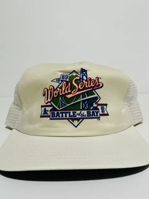 1989 Oakland A’s SF Giants World Series Battle Of The Bay Hat  Vintage