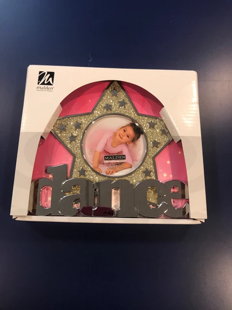 2 Dance Star Picture Frames (Actual Size of Photo is 3” x 3” Round) Ballet, Jazz
