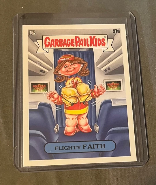 2021 Topps Garbage Pail Kids Go On Vacation Flighty Faith 57a GPK sticker