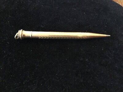 Wahl Eversharp Gold Filled Chevron Pattern Ringtop 1.1mm Pencil - 1920's - USA