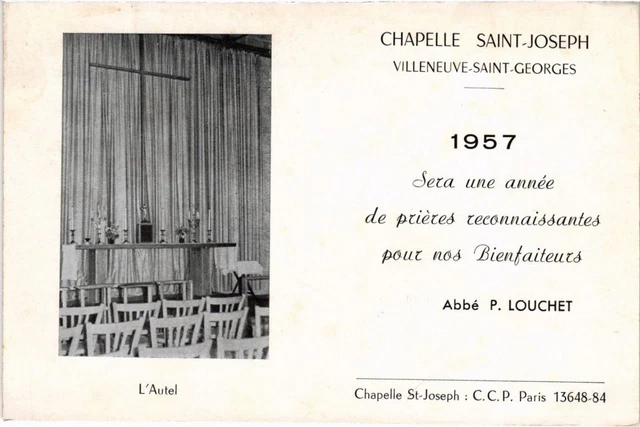 CPA AK Villeneuve St.Georges Chapelle St.Joseph FRANCE (1282868)